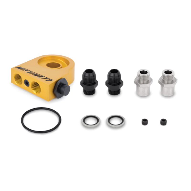 Mishimoto Universal Thermostatic 25 Row Oil Cooler Kit (Black Cooler) - Image 7
