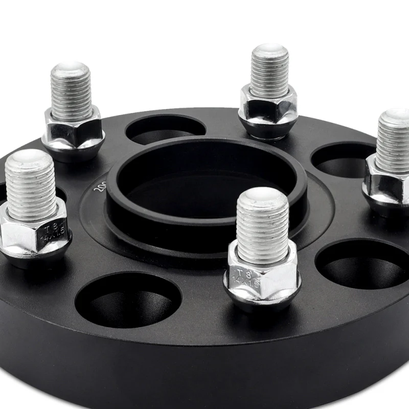 Mishimoto Wheel Spacers - 5x120 - 64.1 CB - M14 x1.5 - 25mm - BK - Image 4