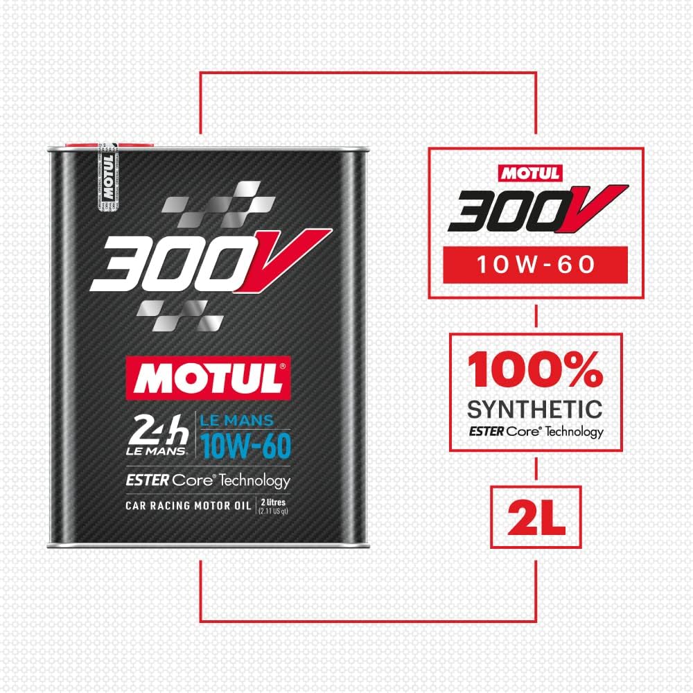 Motul 300V 10W60 LE MANS BMW 100% Synthetic Engine Oil 110864 2L - Image 3