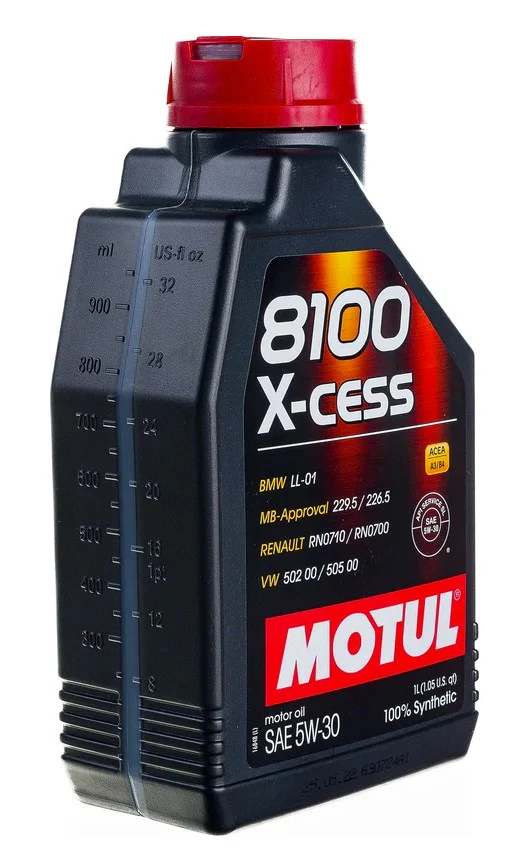 Motul 8100 X-CESS 5W-30 – Full Synthetic Engine Oil – 1L (SKU 108944) / 5L (SKU 108946) - Image 3