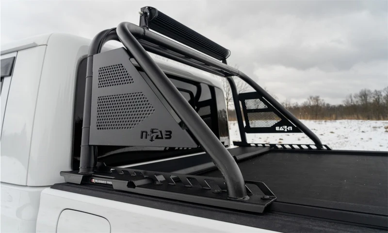 N-Fab ARC Sports Bar 20-22 Jeep Gladiator - Textured Black(Roll-N-Lock Cover Fitment Only) - Image 13