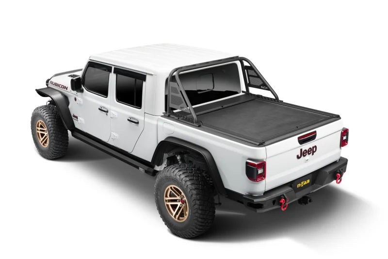 N-Fab ARC Sports Bar 20-22 Jeep Gladiator - Textured Black(Roll-N-Lock Cover Fitment Only) - Image 3
