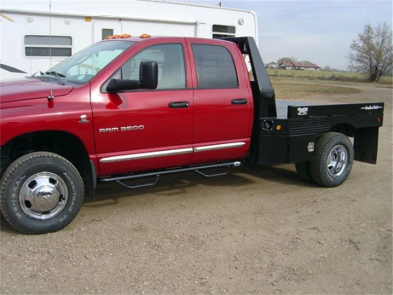 N-Fab Nerf Step 02-08 Dodge Ram 1500/2500/3500 Quad Cab 4 Door - Gloss Black - Cab Length - 3in - Image 6