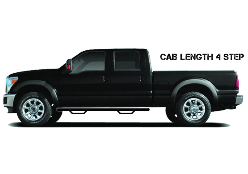 N-Fab Nerf Step 02-08 Dodge Ram 1500/2500/3500 Quad Cab 4 Door - Tex. Black - Cab Length - 3in - Image 7