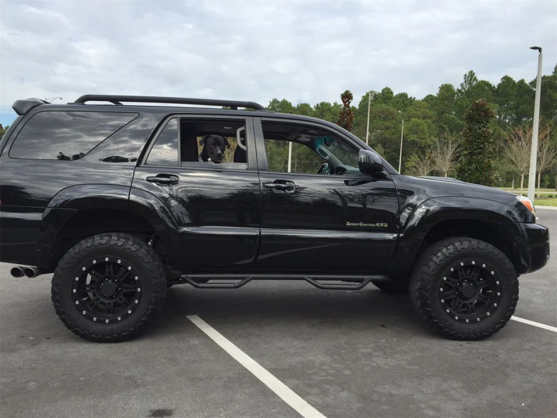 N-Fab Nerf Step 03-09 Toyota 4 Runner SUV 4 Door - Tex. Black - W2W - SRW - 2in - Image 7