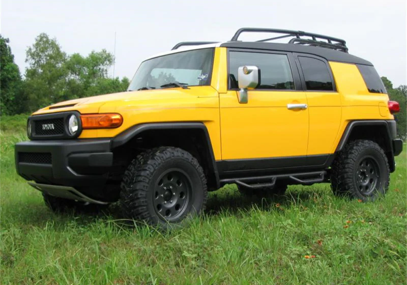N-Fab Nerf Step 06-17 Toyota FJ Cruiser SUV 4 Door - Tex. Black - W2W - 2in - Image 7