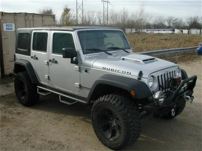 N-Fab Nerf Step 07-17 Jeep Wrangler JK 4 Door All - Tex. Black - W2W - 3in - Image 2