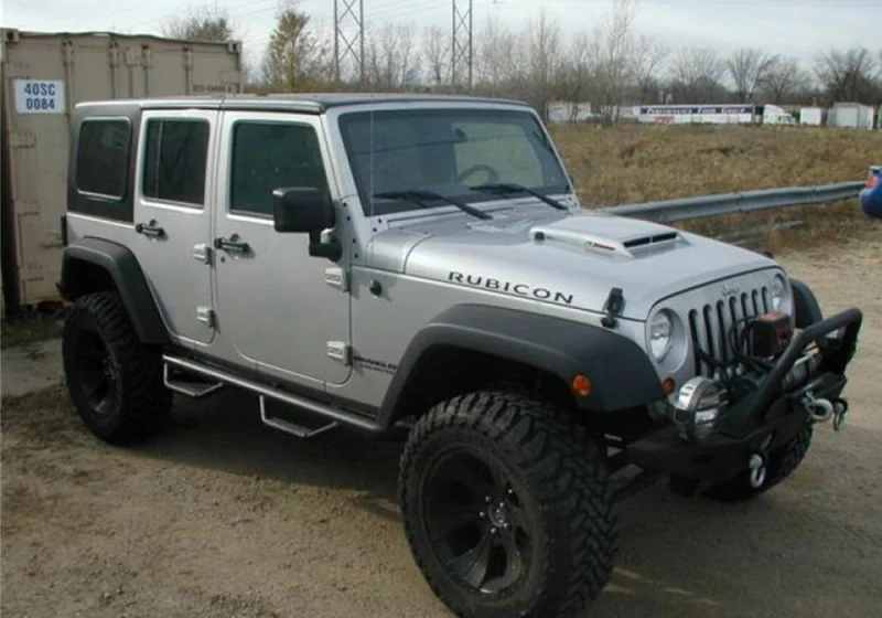 N-Fab Nerf Step 07-17 Jeep Wrangler JK 4 Door All - Tex. Black - W2W - 3in - Image 3