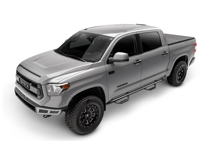 N-Fab Nerf Step 14-17 Chevy-GMC 1500 Crew Cab 5.7ft Bed - Tex. Black - W2W - 3in - Image 8