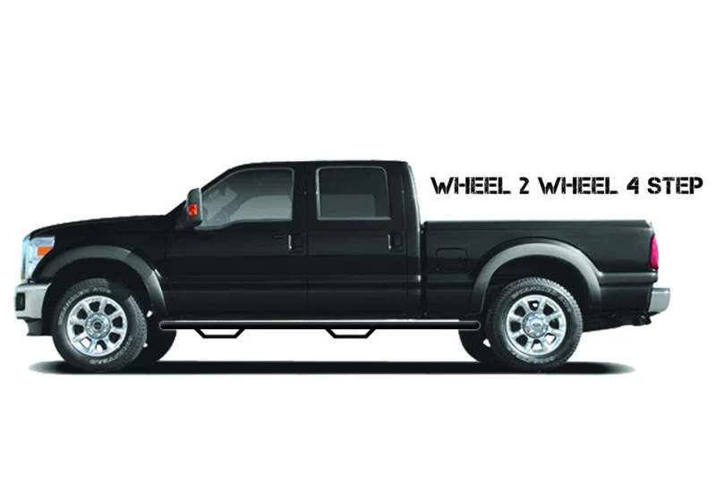 N-Fab Nerf Step 2019 Dodge Ram 1500 Crew Cab 5.7ft Bed - Gloss Black - Cab Length - 3in - Image 10