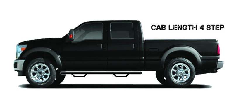 N-Fab Nerf Step 2019 Dodge Ram 1500 Crew Cab 5.7ft Bed - Gloss Black - Cab Length - 3in - Image 11