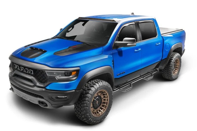 N-Fab Nerf Step 2019 Dodge Ram 1500 Crew Cab 5.7ft Bed - Gloss Black - Cab Length - 3in - Image 8