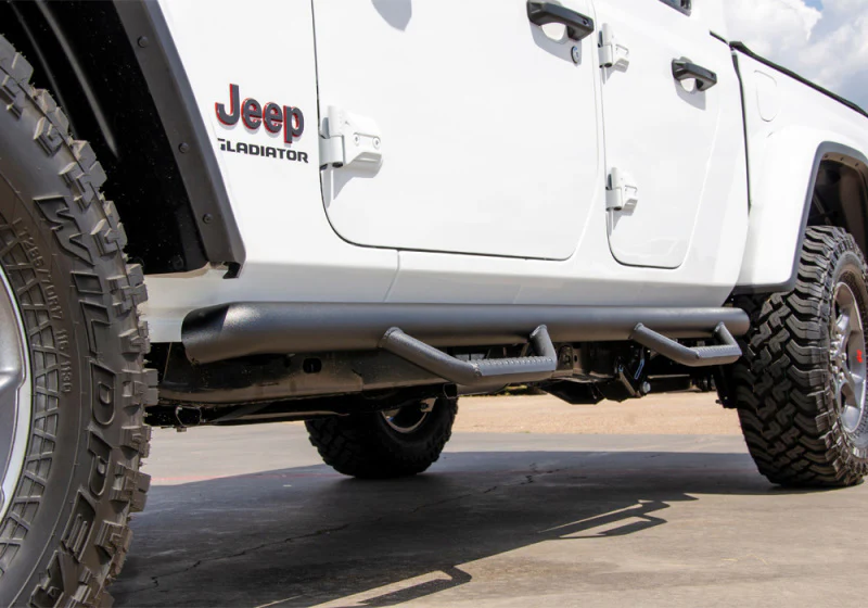 N-Fab Nerf Step 2019 Jeep Wrangler JT 4DR Truck Full Length - Tex. Black - 3in - Image 11