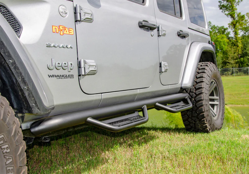 N-Fab Podium LG 2018 Jeep Wrangler JL 4DR SUV - Full Length - Tex. Black - 3in - Image 8