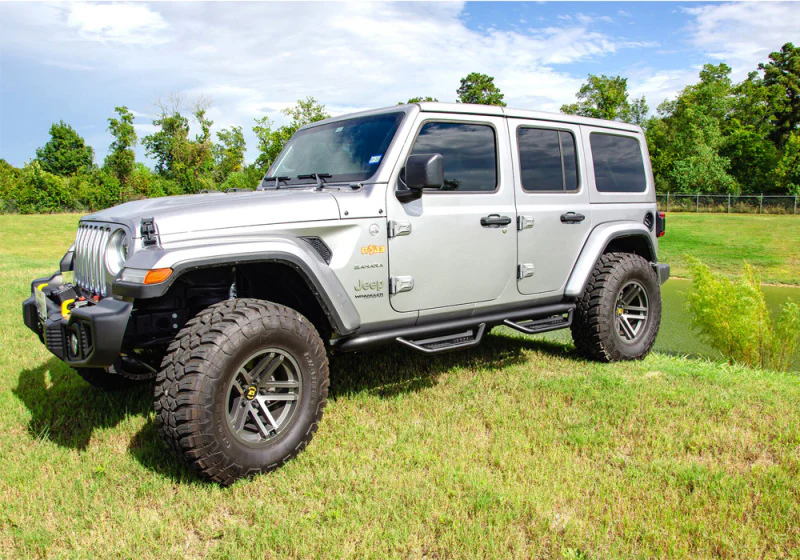 N-Fab Podium LG 2018 Jeep Wrangler JL 4DR SUV - Full Length - Tex. Black - 3in - Image 9