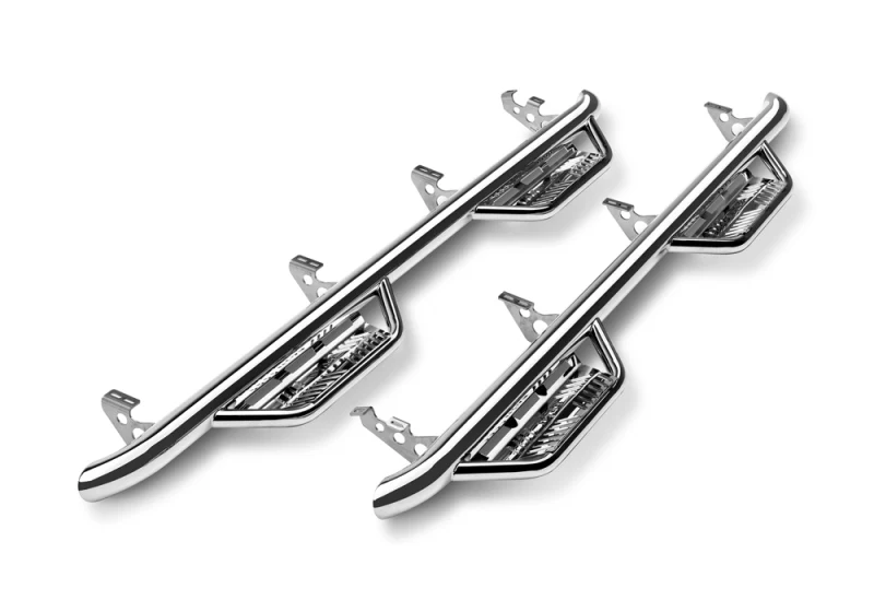 N-Fab Podium SS 15.5-17 Dodge Ram 1500 Quad Cab 6.4ft Standard Bed - Polished Stainless - 3in - Image 3