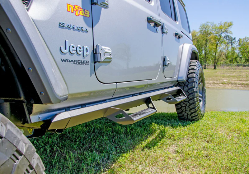 N-Fab Predator Pro Step System 2018 Jeep Wrangler JL 4 Door SUV - Tex. Black - Image 11