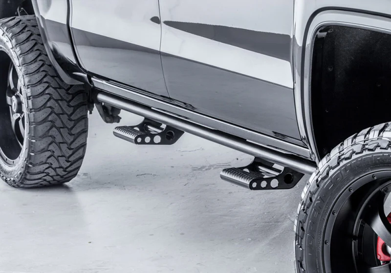 N-Fab RKR Rails 15-17 GMC - Chevy Canyon/Colorado Crew Cab - Tex. Black - 1.75in - Image 4