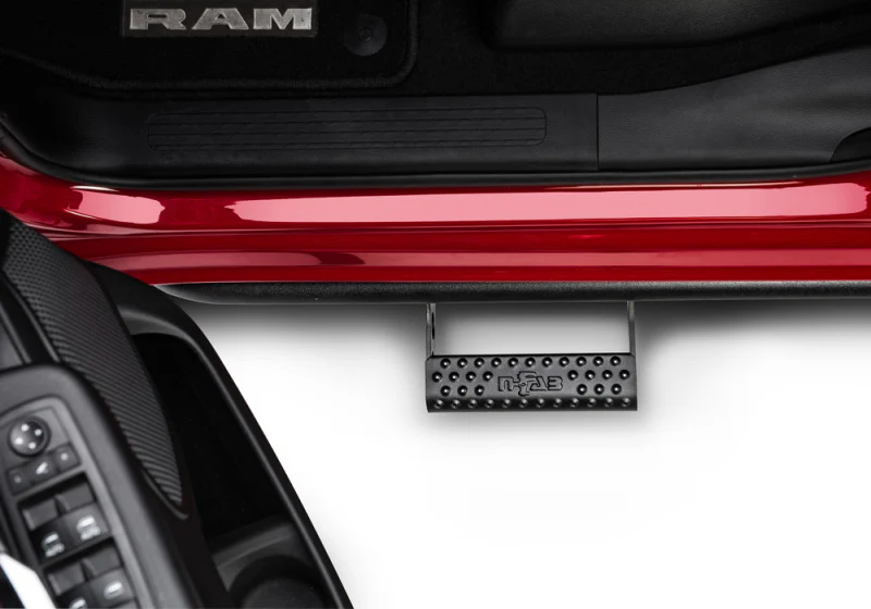 N-Fab RKR Step System 2019 Dodge Ram 1500 Crew Cab All Beds - Tex. Black - Cab Length - 1.75in - Image 6