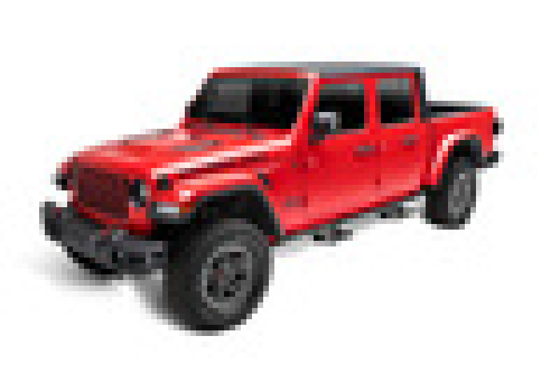 N-Fab RKR Step System 2019 Jeep Wrangler JT 4 Door Truck Full Length - Tex. Black - 1.75in - Image 18