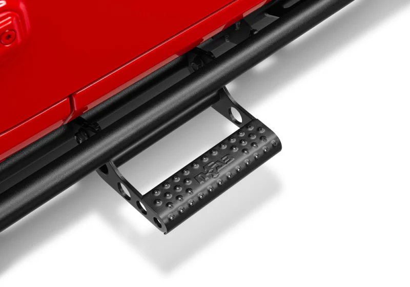 N-Fab RKR Step System 2019 Jeep Wrangler JT 4 Door Truck Full Length - Tex. Black - 1.75in - Image 4