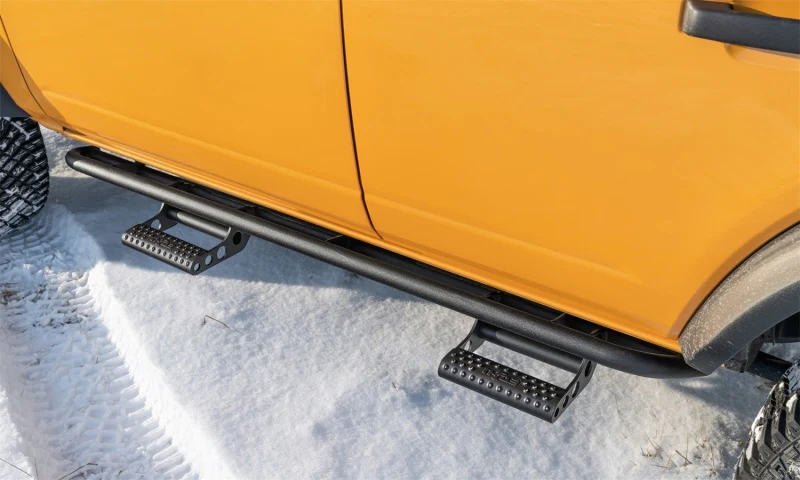 N-Fab RKR Step System 2021 Ford Bronco 4 Door - Tex. Black - 1.75in - Image 3