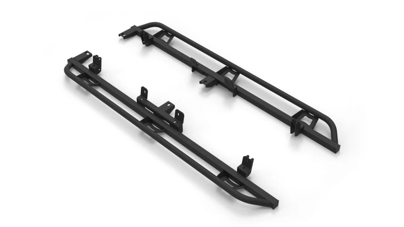N-Fab Trail Slider Steps 15-20 Chevy/GMC Colorado/Canyon Crew Cab All Beds - SRW - Textured Black - Image 5