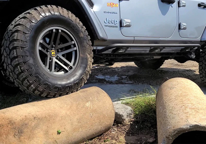 N-Fab Trail Slider Steps 18-20 Jeep Wrangler JL 4 Door SUV - SRW - Textured Black - Image 2