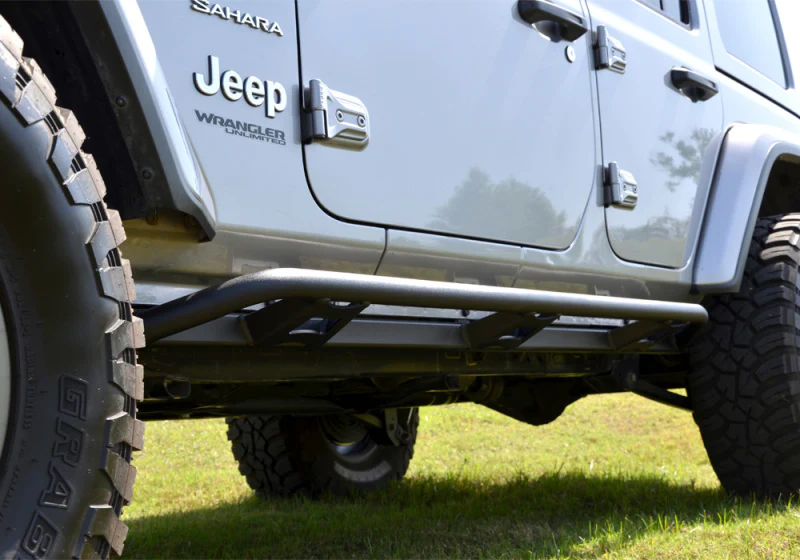 N-Fab Trail Slider Steps 18-20 Jeep Wrangler JL 4 Door SUV - SRW - Textured Black - Image 3