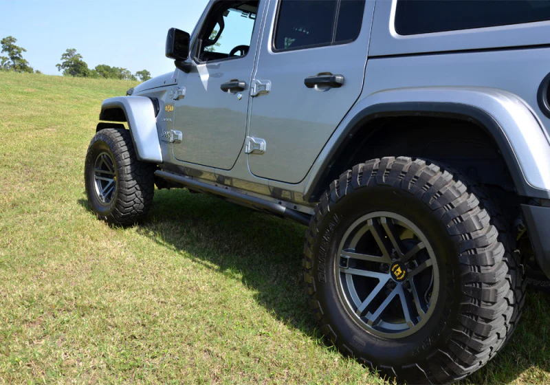 N-Fab Trail Slider Steps 18-20 Jeep Wrangler JL 4 Door SUV - SRW - Textured Black - Image 4