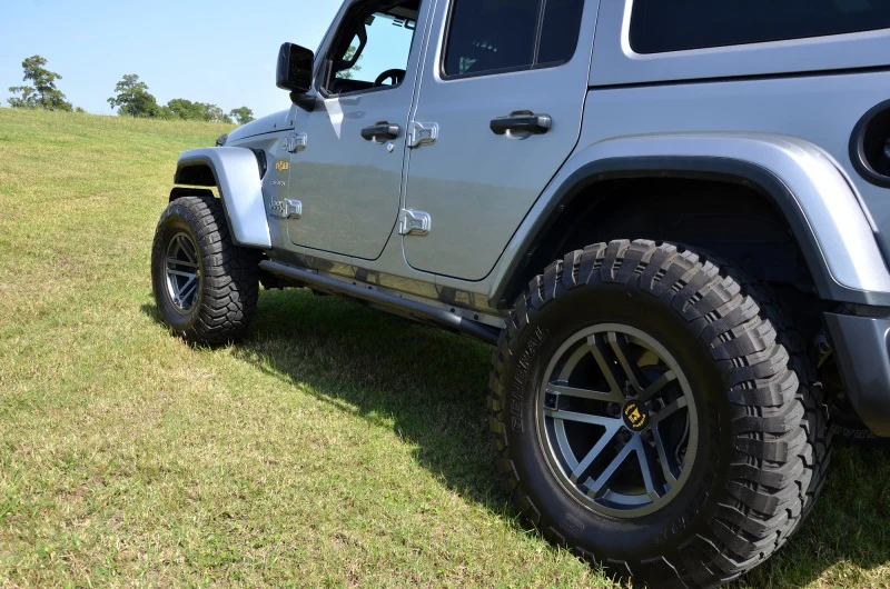 N-Fab Trail Slider Steps 18-20 Jeep Wrangler JL 4 Door SUV - SRW - Textured Black - Image 7