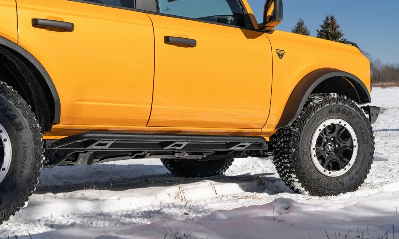 N-Fab Trail Slider Steps 2021 Ford Bronco 4 Door - Textured Black - Image 4