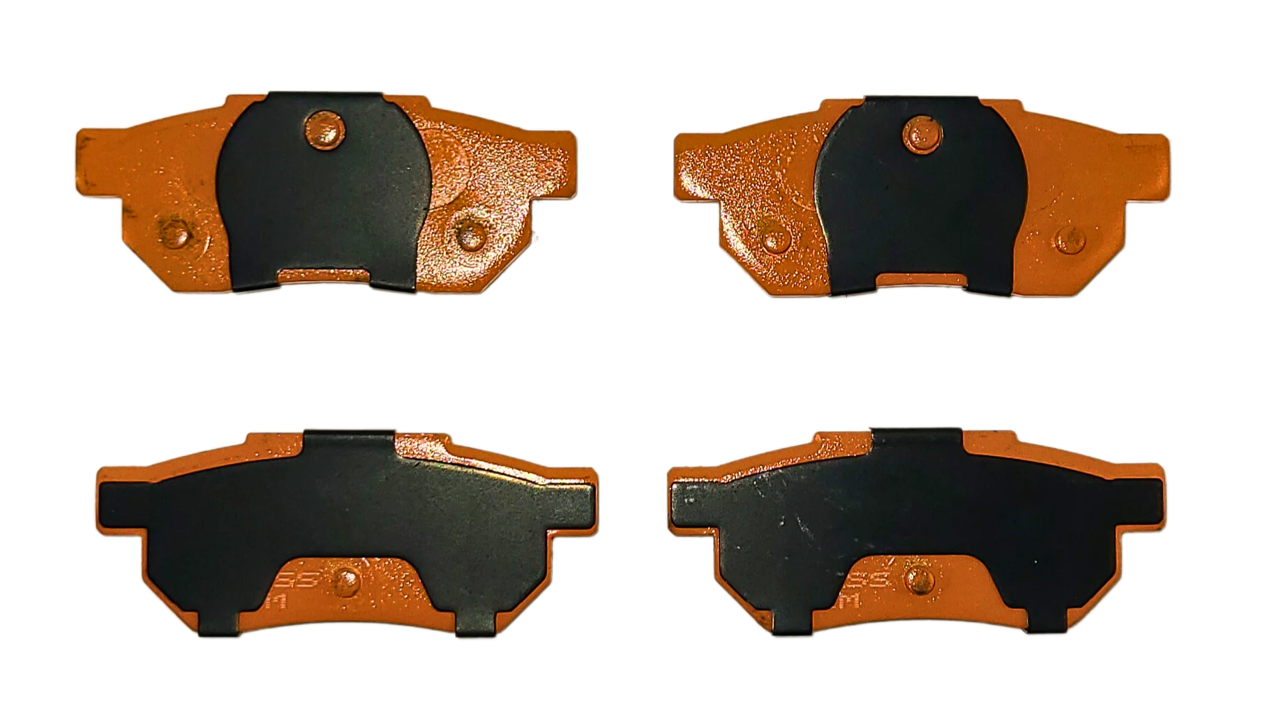 NISSIN Racing Rear Brake PAD TYPE R Acura INTEGRA Non TYPE R 99-01, Honda Civic Si 99-00, and 1999 Honda Civic CS 3DR 1.6L, DX 2DR/3DR/4DR 1.6L, EX 2DR/3DR/4DR 1.6L, GX 3DR/4DR 1.6L, HX 2DR/3DR 1.6L, LX 3DR 1.6L - Image 2