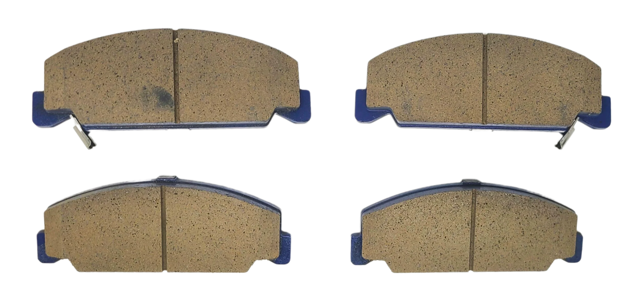 NISSIN Street Front Brake Pad for 1999 to 2000 Honda Civic CX 3DR 1.6L, DX 2DR/3DR/4DR 1.6L, EX 3DR 1.6L, GX 3DR/4DR 1.6L, LX 3DR/4DR 1.6L, and 1999 HX 2DR/3DR 1.6L