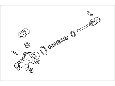 OEM Japan Clutch Master Cylinder Subaru WRX STi 2.0L 2015-2020 37230-VA000 - Image 5