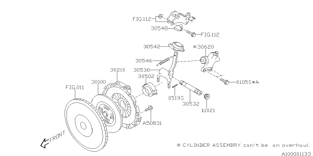OEM Japan Clutch Slave Cylinder for Subaru Impreza WRX STi 2006-2014, WRX STi 2015-2020 30620-AA150 - Image 8