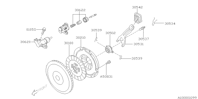 OEM Japan Clutch Slave Cylinder Subaru Outback, Legacy, Impreza, BRZ, Crosstrek 30620-AA140 - Image 7
