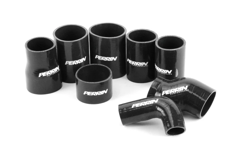 PERRIN 02-07 Subaru WRX/STI Front Mount Intercooler Boost Tube Kit - Black - Image 3