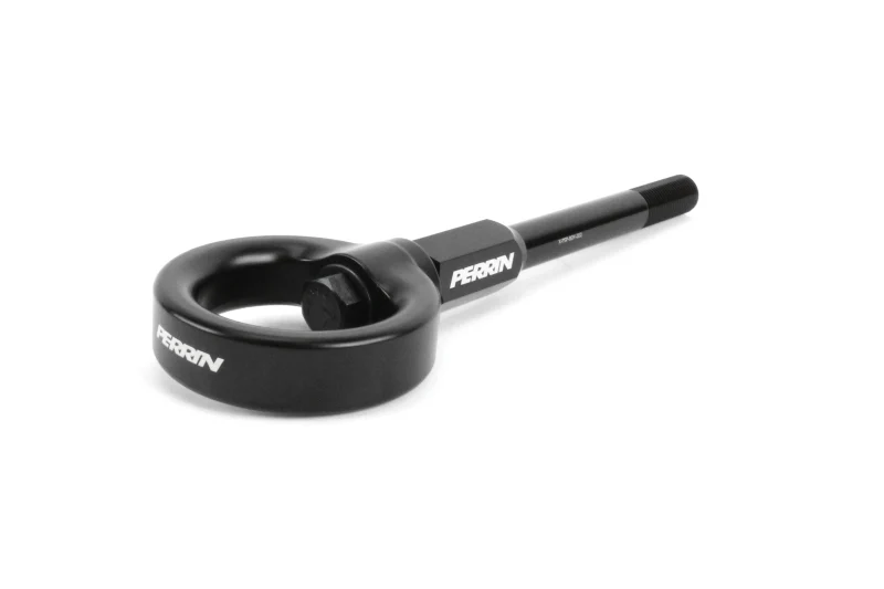 PERRIN 02-07 Subaru WRX/STI Tow Hook Kit (Front) - Flat Black - Image 2