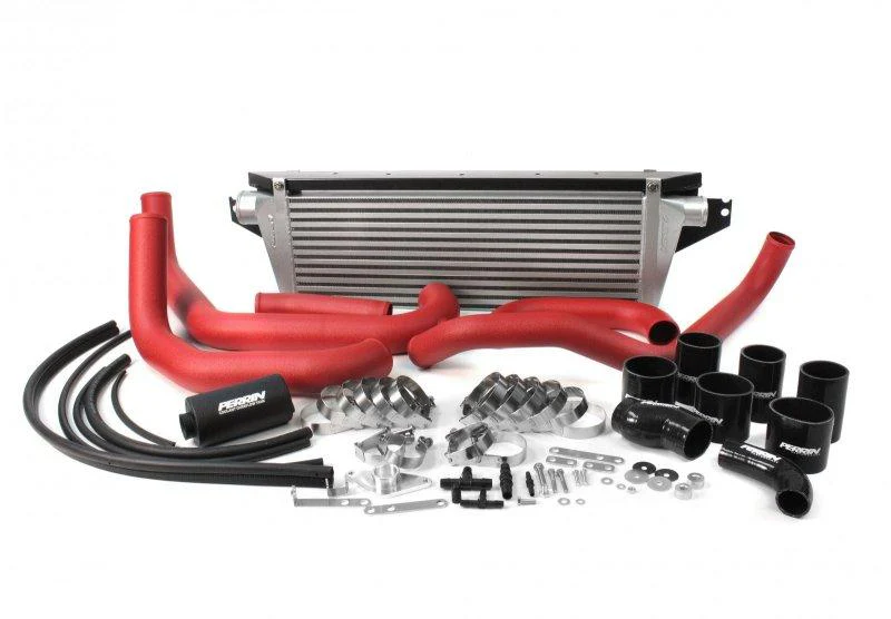 PERRIN 02-07 Subaru WRX/STi Front Mount Intercooler Boost Tubes + Hardware w/Red Tubes - Image 2
