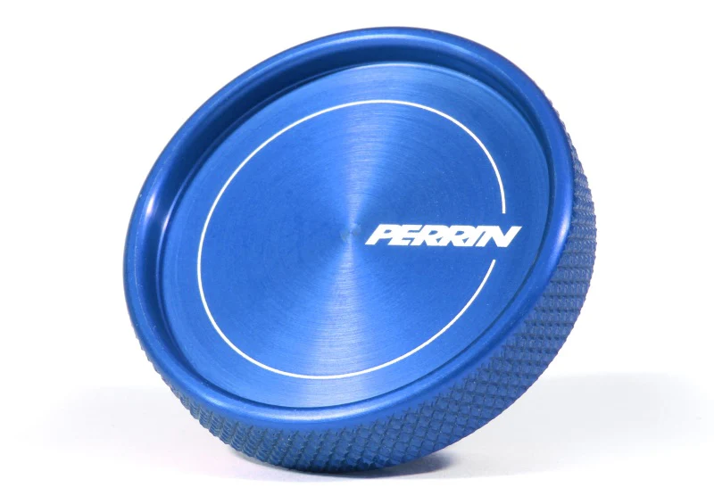 PERRIN 02-26 Subaru Impreza/WRX/STI & 13-26 Crosstrek/BRZ/FR-S/GR86/GR86 Oil Fill Cap - Blue - Image 3