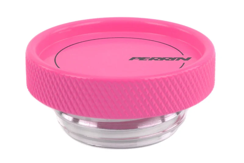 PERRIN 02-26 Subaru Impreza/WRX/STI & 13-25 Crosstrek/BRZ/FR-S/GR86/GR86 Oil Fill Cap - Hyper Pink - Image 3