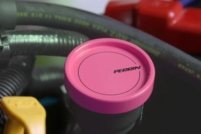 PERRIN 02-26 Subaru Impreza/WRX/STI & 13-25 Crosstrek/BRZ/FR-S/GR86/GR86 Oil Fill Cap - Hyper Pink - Image 5