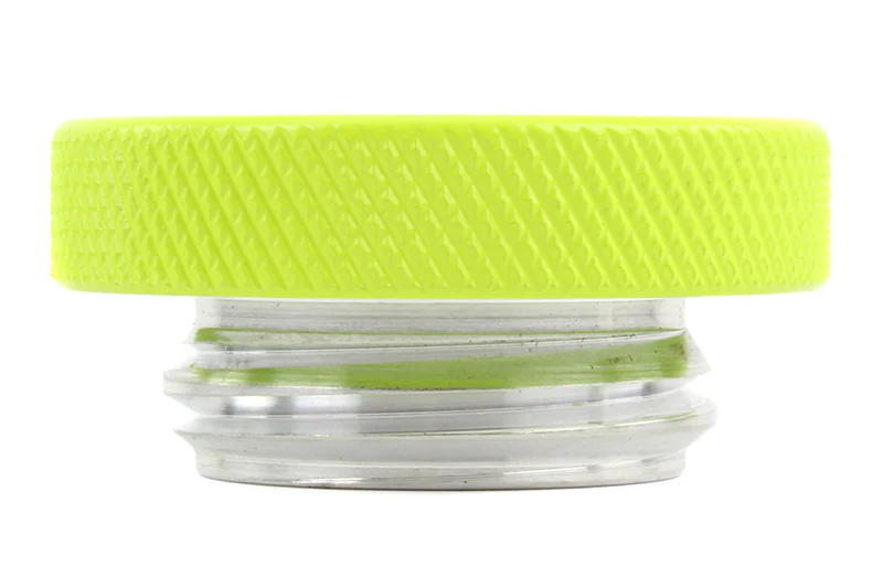 PERRIN 02-26 Subaru Impreza/WRX/STI & 13-26 Crosstrek/BRZ/FR-S/GR86/GR86 Oil Fill Cap - Neon Yellow - Image 3