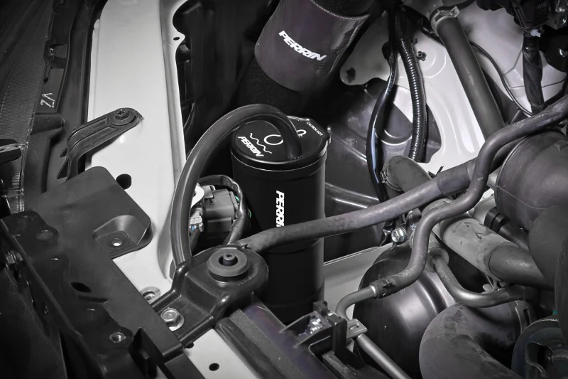 PERRIN 02-26 Subaru WRX / 04-21 STI / 13-26 BRZ/GR86/FRS/86 Coolant Overflow Tank - Black - Image 5