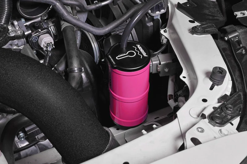 PERRIN 02-26 Subaru WRX / 04-21 STI / 13-26 BRZ/GR86/FRS/86 Coolant Overflow Tank - Hyper Pink - Image 4