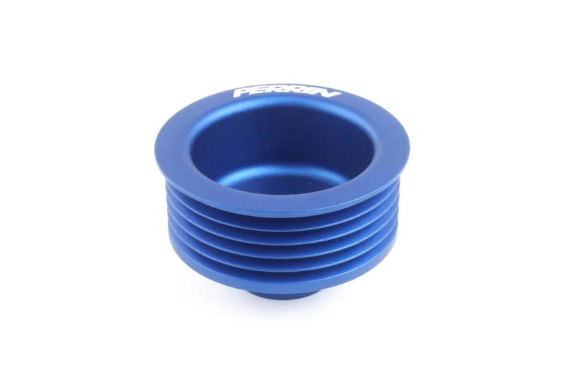 PERRIN 02-05 Subaru WRX / 04-06 STI / 93-11 Impreza Lightweight Alternator Pulley - Blue - Image 2