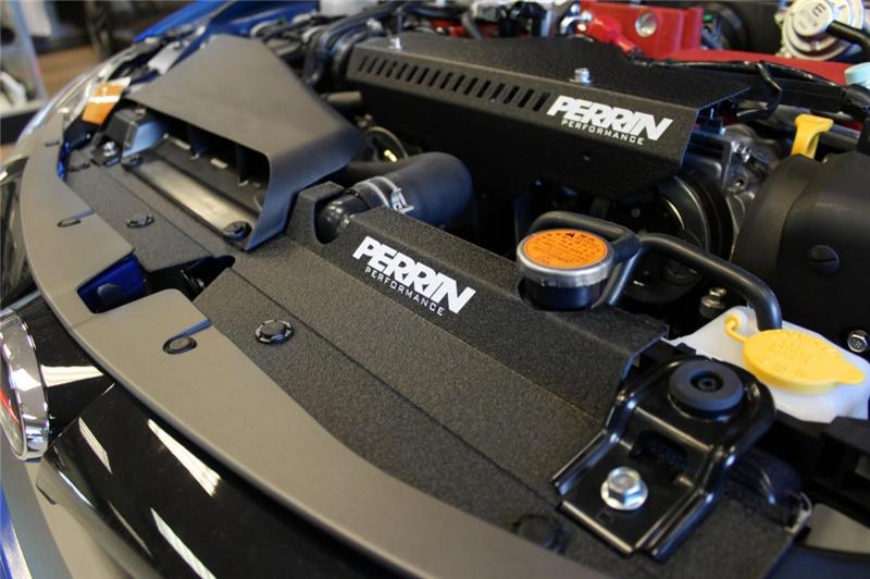 PERRIN 08-14 Subaru WRX & STI / 08-11 Impreza Radiator Shroud - Black - Image 5