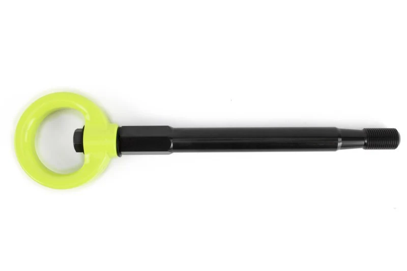 PERRIN 08-14 Subaru WRX & STI / 08-11 Impreza / 05-09 Legacy Tow Hook Kit (Front) - Neon Yellow