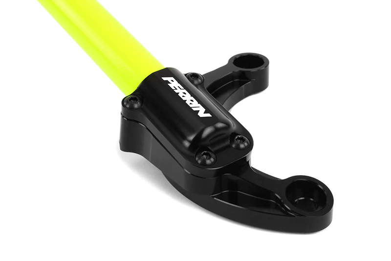 PERRIN 08-14 WRX/STI/Impreza / 14-18 Forester / 13-17 Crosstrek / 05-09 Legacy FR Strut Bar - Yellow - Image 2